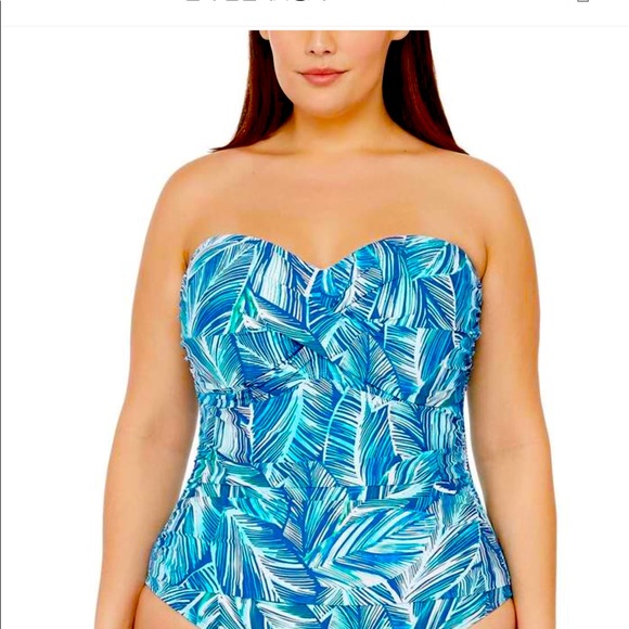 NWT  La Blanca one piece Tummy control Swimsuit - Picture 4 of 11